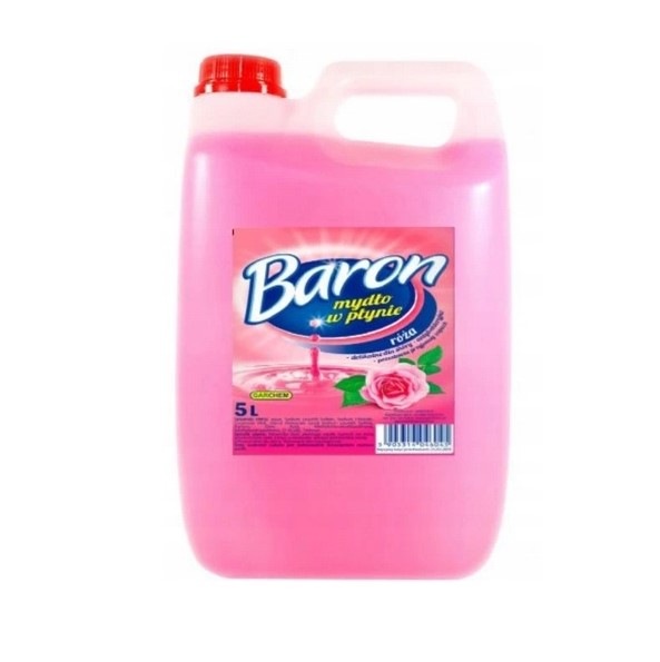 Sapone liquido al profumo di rosa 5L antibatterico